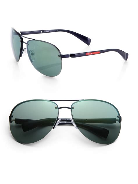 prada aviator sunglasses blue|prada aviator sunglasses sale.